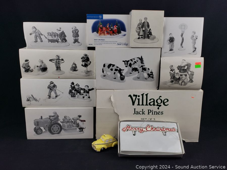 05/21/24 SAS Floor Loom, Dept.56 Snow Village Online Auction
