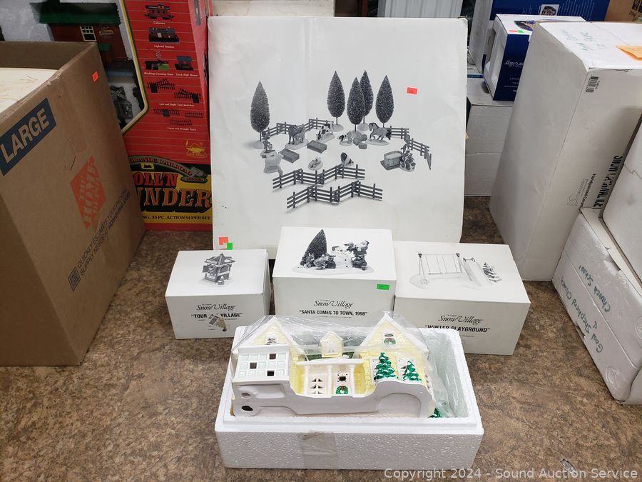 05/21/24 SAS Floor Loom, Dept.56 Snow Village Online Auction