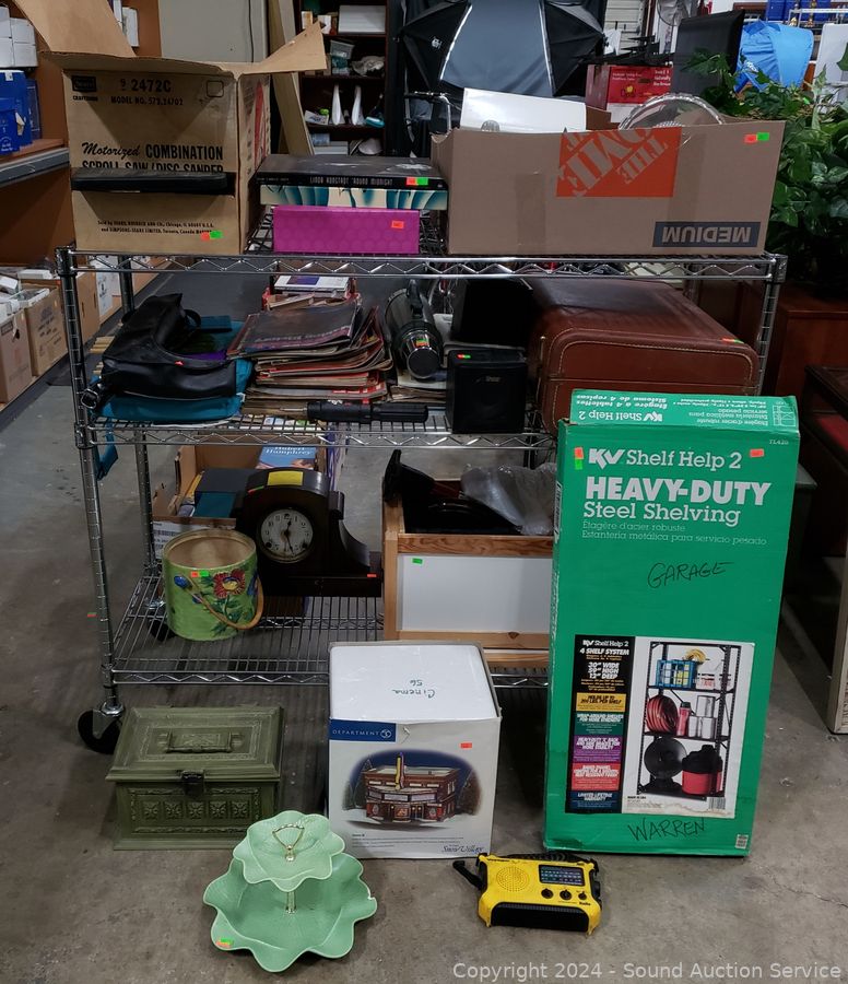 05/21/24 SAS Floor Loom, Dept.56 Snow Village Online Auction