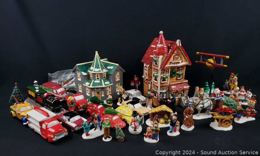 05/21/24 SAS Floor Loom, Dept.56 Snow Village Online Auction