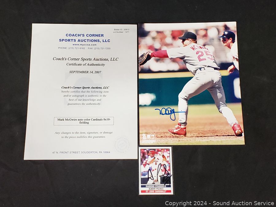 08/21/24 SAS Pinball, Fitness, Autographs, Furniture Online Auction