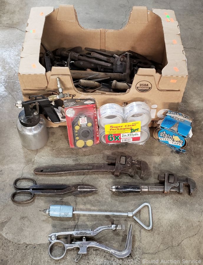 12/24/24 SAS Tools, Copperware, Household Online Auction
