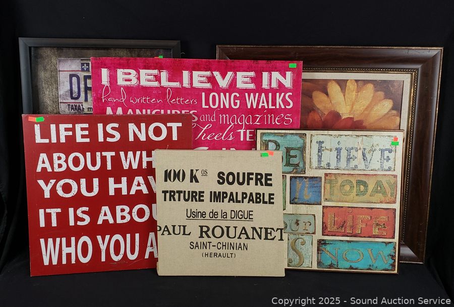 03/08/25 SAS Tables, Chairs, Lighthouses Online Auction