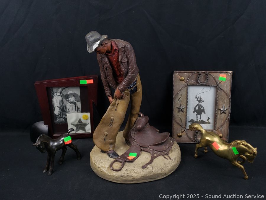 04/08/25 SAS F.Remington Sculptures, Steinway GF Clock Online Auction