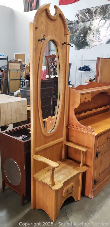 04/22/25 SAS Antique Butcher Block, Pocket Watch Online Auction
