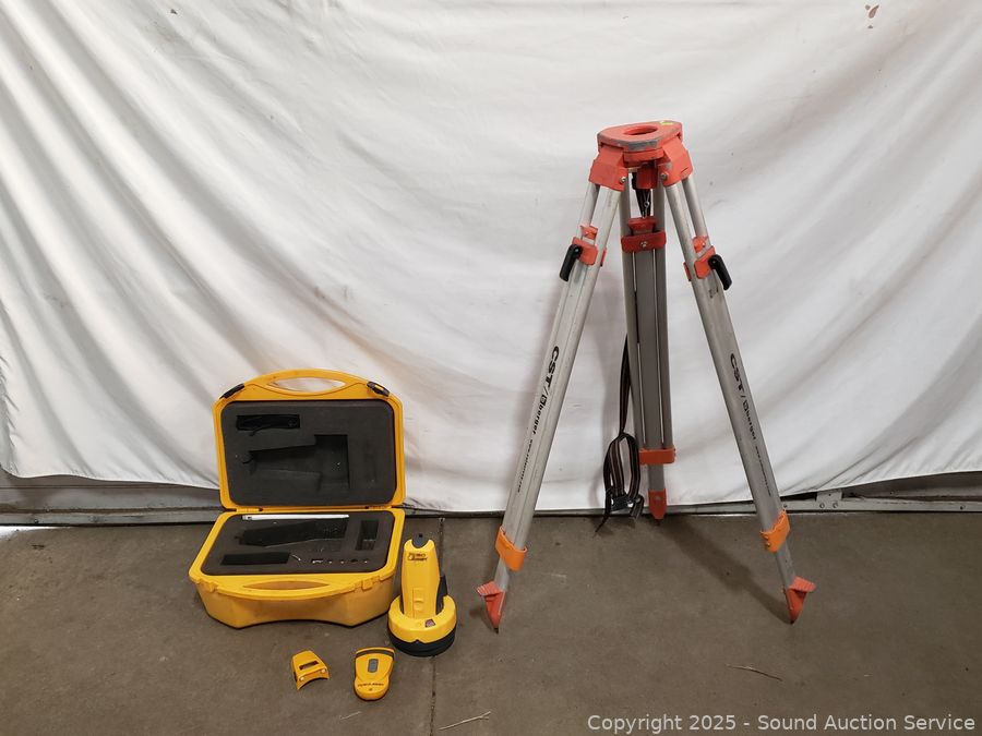 Robo Laser Self Leveling Remote Controlled Laser Level w/Berger Tripod
