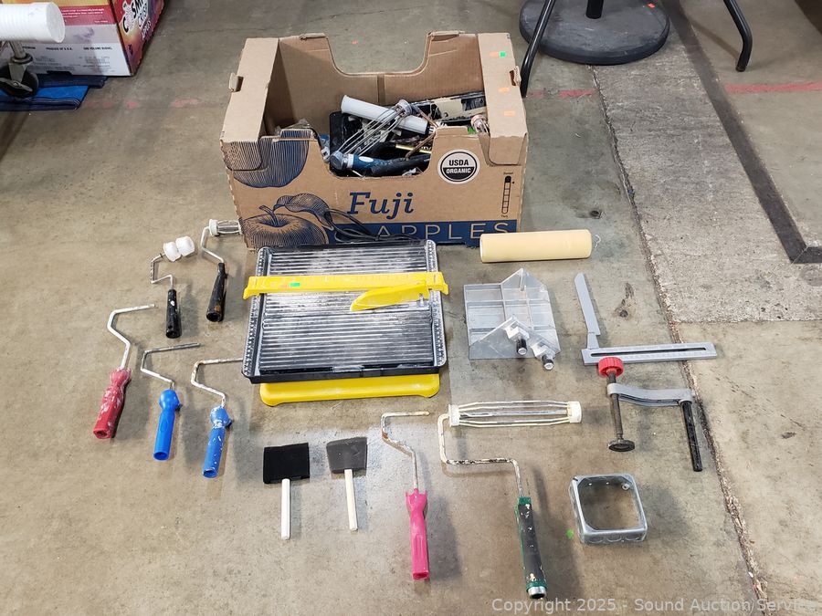 Toles Saw, Paint Rollers & Other Tools