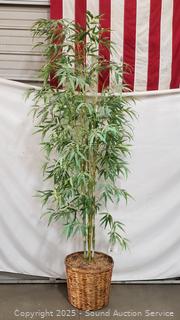 Silkcraft Faux Bamboo 7.5ft Houseplant