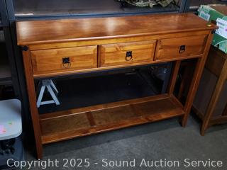 3 Drawer 2-Tier Sofa/Hall Table