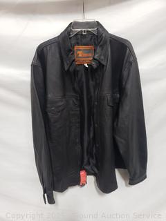 Tennessee Black Leather Jacket S:4XL