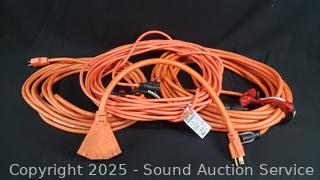 (3) 25ft to 50ft Extension Cords