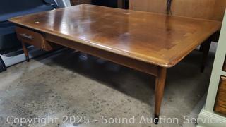 Vintage Lane Oak Single Drawer Coffee Table