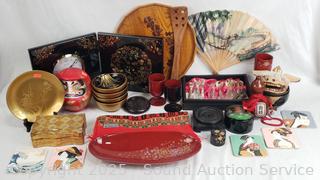 Assorted Asian/Oriental Decor, Tableware