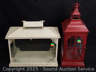 Pair of Candle Lantern Boxes