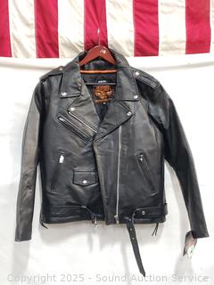 Like New Milwaukee Leather Riding Gun Pocket Jacket S:4XL