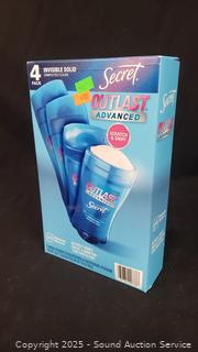 4pk Secret Outlast Antiperspirant Deodorant