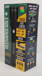 Feit Rechargeable 3000+ Lumen LED Flashlight