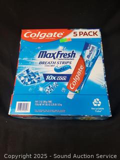 5pk Colgate Max Fresh Whitening Toothpaste