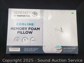 Serenity by Tempur-Pedic Gel Memory Foam Cooling Pillow