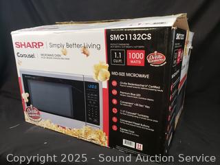 Sharp Carousel 1000W 1.1cu.ft. Microwave