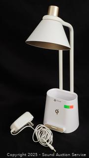 OttLite Wireless Charging Desk Lamp Organizer
