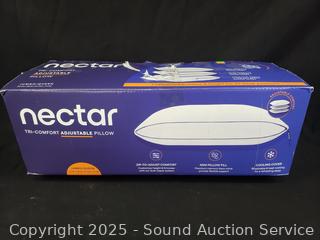 Nectar Tri-Comfort Adjustable Queen Pillow