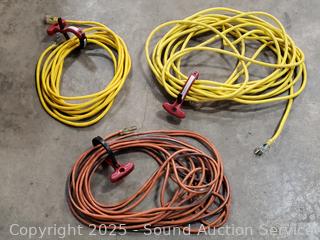 3 Extension Cords 