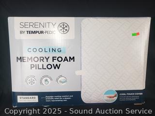 Serenity by Tempur-Pedic Cooling Gel Memory Foam Pillow