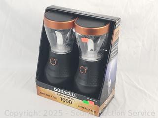 2 Duracell 1000LM LED Lanterns