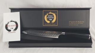 67 Layer Damascus VG-10 Steel Japanese Enso 7" Santoku Knife