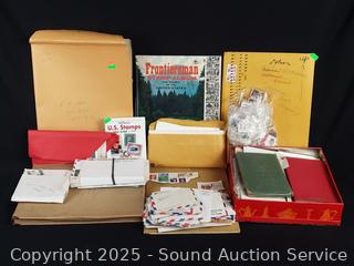 Collection of Assorted Vintage Stamps & Guide Book
