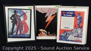 WWII Advertisement Print Artwork