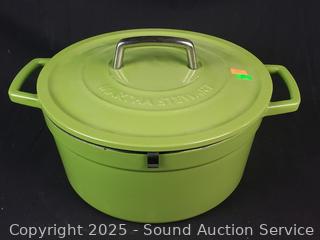 Martha Stewart 6qt Cast Iron Dutch Oven