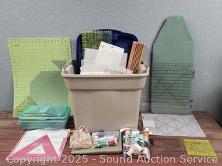 Assorted Sewing Crafting Supplies