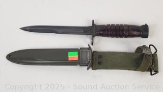 WWII? US Army M8A1 M1 Carbine Bayonet w/Sheathe