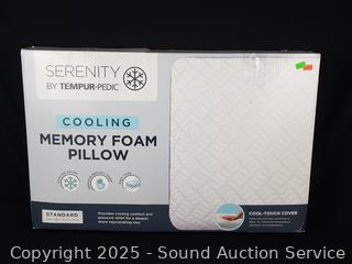 Serennity By Tempur-Pedic Gel Memory Foam Cooling Pillow