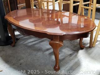 Cherry Cabriole Leg Coffee Table