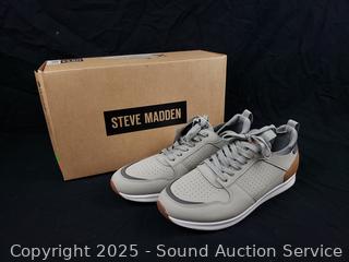 Men's Steve Madden P-Sonny Lt. Gray Sneakers S:11