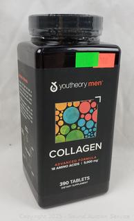 390 Tablets Youtheory Men Collagen 18 Amino Acids Dietary Supplement