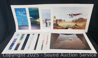 11 US Air Force Lithograph Prints