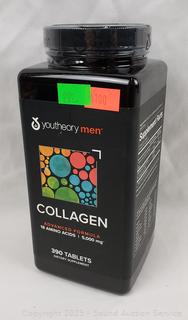 390 Tablets Youtheory Men Collagen 18 Amino Acids Dietary Supplement