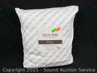 4pc South Point Full Polyester Sheet Set