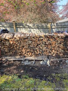 Stack of Fir Firewood - 4Ft H x 12FT x 3Ft
