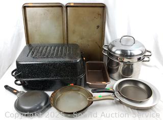 Assorted Kitchen Cookware 
