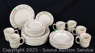 27pc Longaberger Stoneware Dish Set