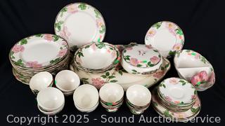 41pc Franciscan Desert Rose Dish Set
