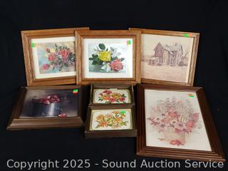 7pc Assorted Wall Decor Artwork