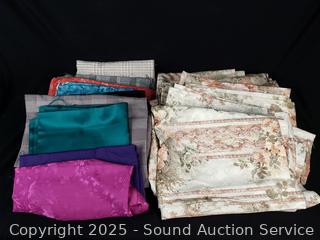 2 Totes w/Assorted Sewing Quilting Materials