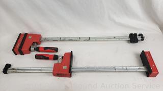 2 Bessey 30" Bar Clamps 
