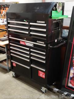 Large Husky Black 16-Drawer Tool Chest
